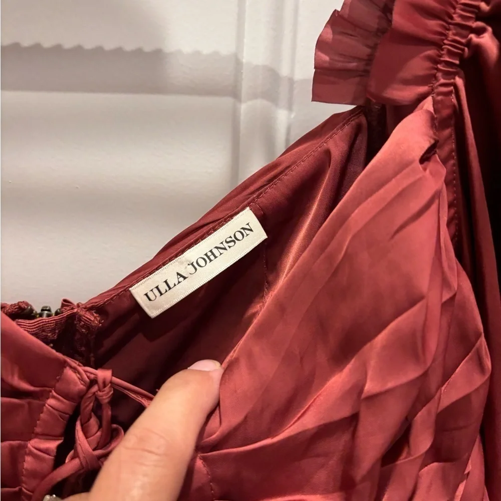 Ulla Johnson Mirelle Puff Sleeve Blouse. Never worn